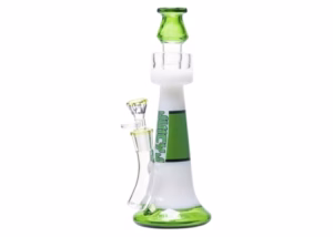 10" Juicy J Glass Towering High Chilling Clouds Below Water Pipe