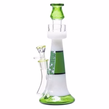 10" Juicy J Glass Towering High Chilling Clouds Below Water Pipe