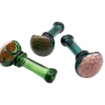 4ct 3.5" Frit Honeycomb Hand Pipe Assortment