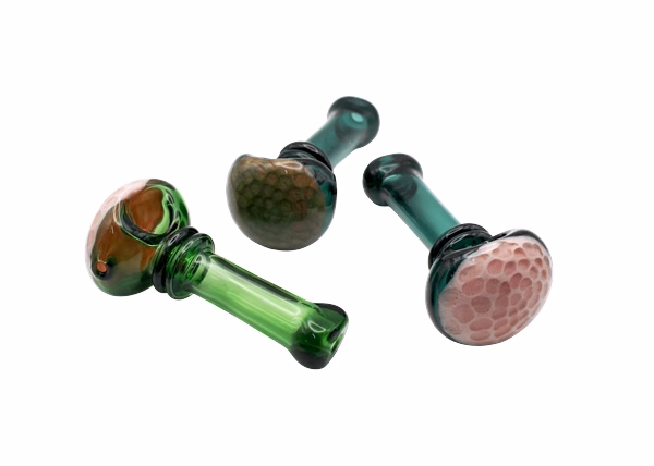 4ct 3.5" Frit Honeycomb Hand Pipe Assortment
