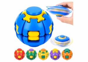 3D Glow Stress Ball Spinning Toy 24pk