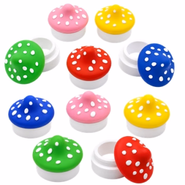 40ct Silicone Stash Container – 5ml Mushroom Cap