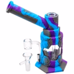 8" All in 1 Silicone Glass Hybrid Nectar Collector Water Pipe