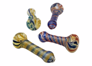 10ct 3" Assorted Design Twirls Art Hand Pipes