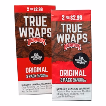 Backwoods True Wraps $2.99 – Original 12pk