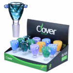 Clover Glass Solid Color Honeycomb Art 14mm Bowls 12pk