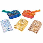 5ct 4" Electroplated Tanktastic Hand Pipe Assortment