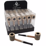 Feng Shun Wood Pipe - Corn Cob Design 24pk