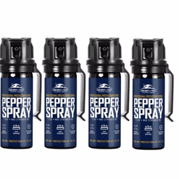 Gizmo 2oz Flip Top Pepper Spray 4pk
