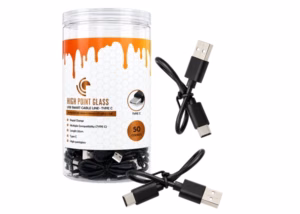 High Point Glass Type C USB Smart Cable Chargers 50pk