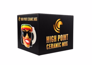 High Point Hand Pipe – Rasta Man Mug