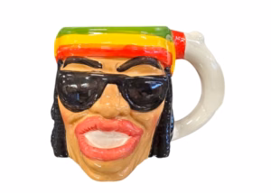 High Point Hand Pipe – Rasta Man Mug