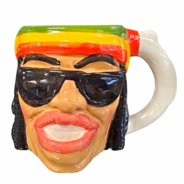 High Point Hand Pipe – Rasta Man Mug