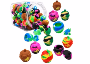 Silicone Stash Container – 5ml Honey Pot Jars 100pk