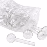 20ct 4″ 16mm Jumbo Oil Burners – Clear