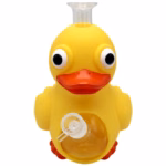 9" Large Yellow Duck PVC Water Pipe