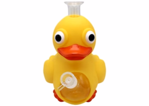 9" Large Yellow Duck PVC Water Pipe