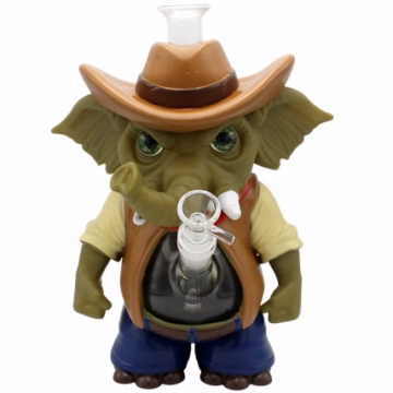 11" Cowboy Elephant PVC Water Pipe