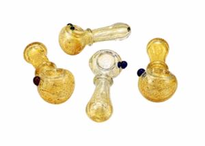 4ct 3" Single Rim Silver Fumed Hand Pipe
