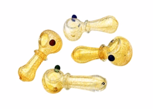 4ct 3" Single Rim Silver Fumed Hand Pipe
