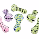6ct 2.5" Swirl Slyme Rod Art Work Hand Pipe
