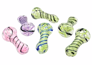 6ct 2.5" Swirl Slyme Rod Art Work Hand Pipe