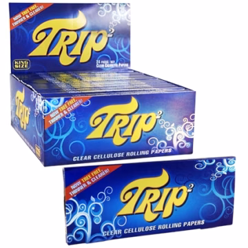 Trip Clear Rolling Papers – King Size