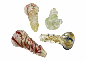10ct 2.5" Twisted Body Inside Out Ar Hand Pipe