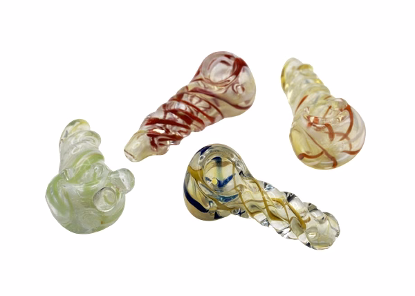 10ct 2.5" Twisted Body Inside Out Ar Hand Pipe