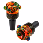 2ct 14mm Wig Wag Art Grip Groove Dicro Bowl