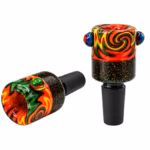 2ct 14mm Wig Wag Art Grip Groove Dicro Bowl