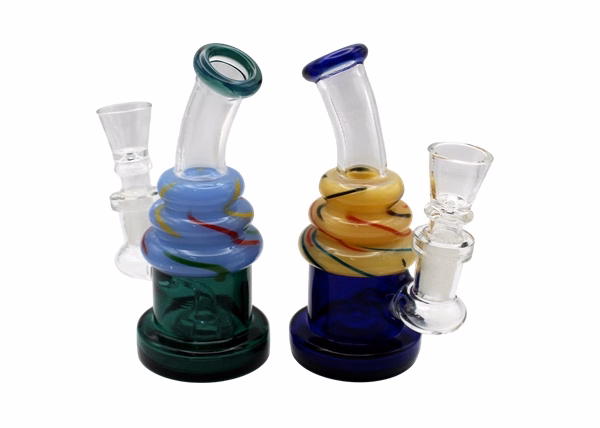 6" Cup Cake Showerhead Perk Water Pipe